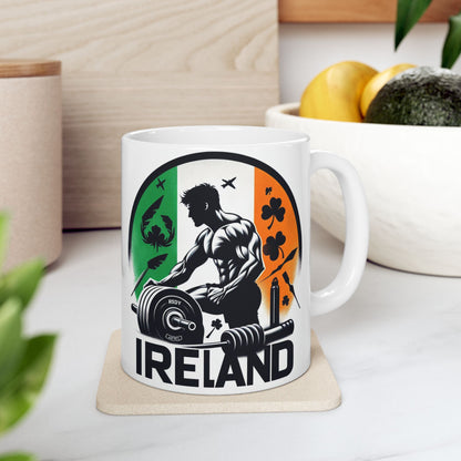 Flag Village IREAND Sporting Flag Ceramic Coffee Mug 11oz FV-MG0004