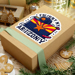 Flag Village USA Arizona State Flag Sticker 2", 3", 4", 6" AZ01