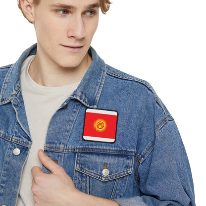 Flag Village Kyrgyzstan Flag Embroidery Iron-On Patches