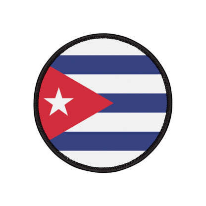 Flag Village Cuba Flag Embroidery Iron-On Patches
