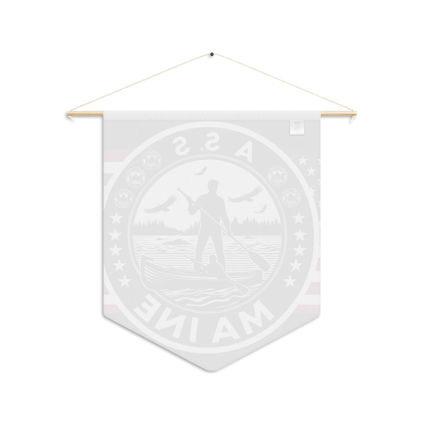 Flag Village Maine State Flag Pennant Sporting Home Wall decoration ME0001