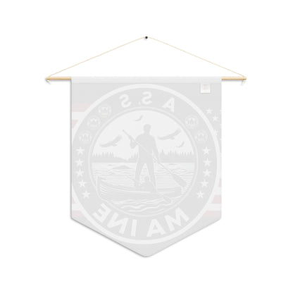 Flag Village Maine State Flag Pennant Sporting Home Wall decoration ME0001