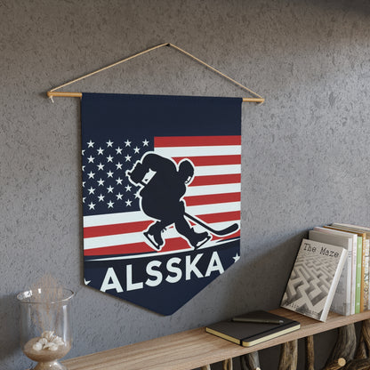 Flag Village Alaska State Flag Pennant Sporting Home Wall decoration AK0001