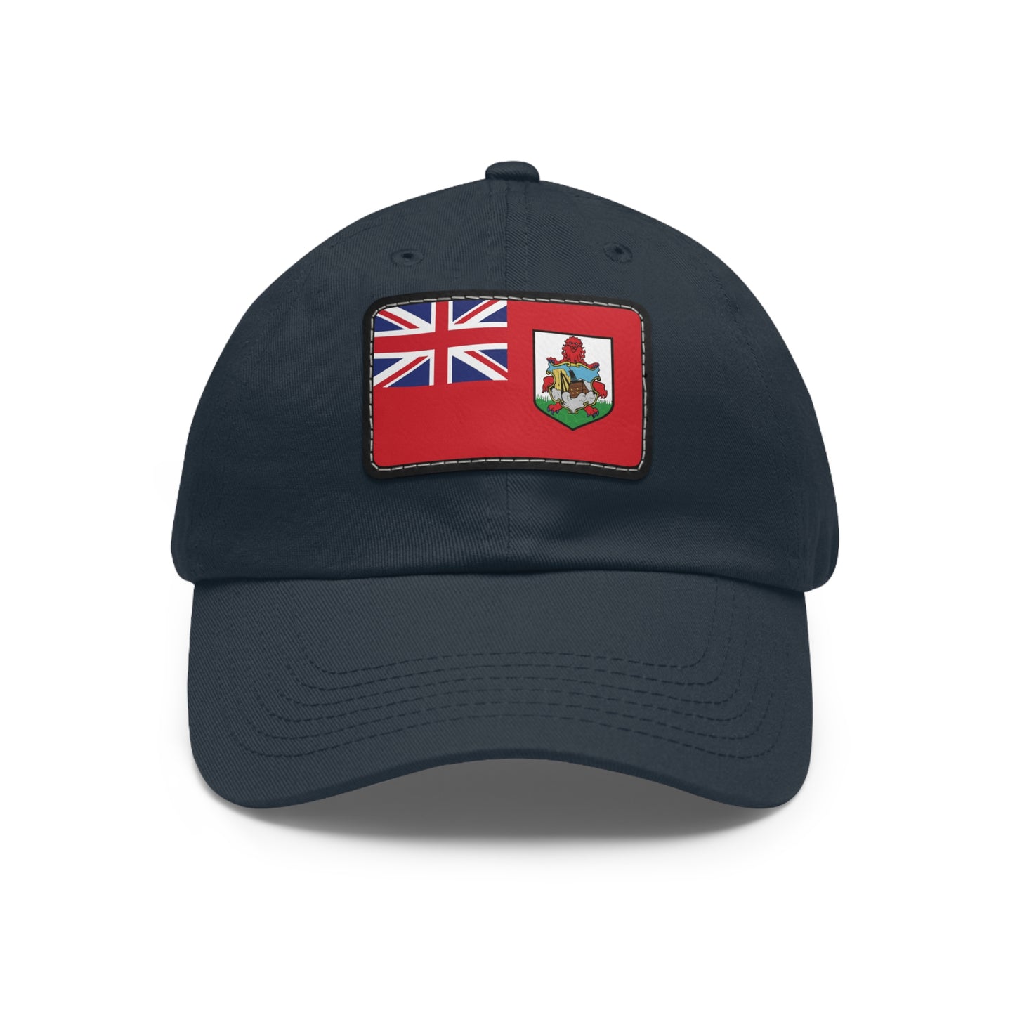 Flag Village Bermuda Flag Hat Cap with Leather Patch
