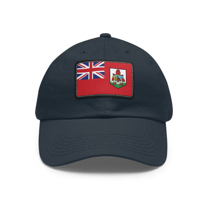 Flag Village Bermuda Flag Hat Cap with Leather Patch