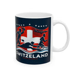 Flag Village Switzerland Sporting Flag Ceramic Coffee Mug 11oz CHE0008