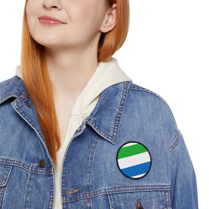 Flag Village Sierra Leone Flag Embroidery Iron-On Patches