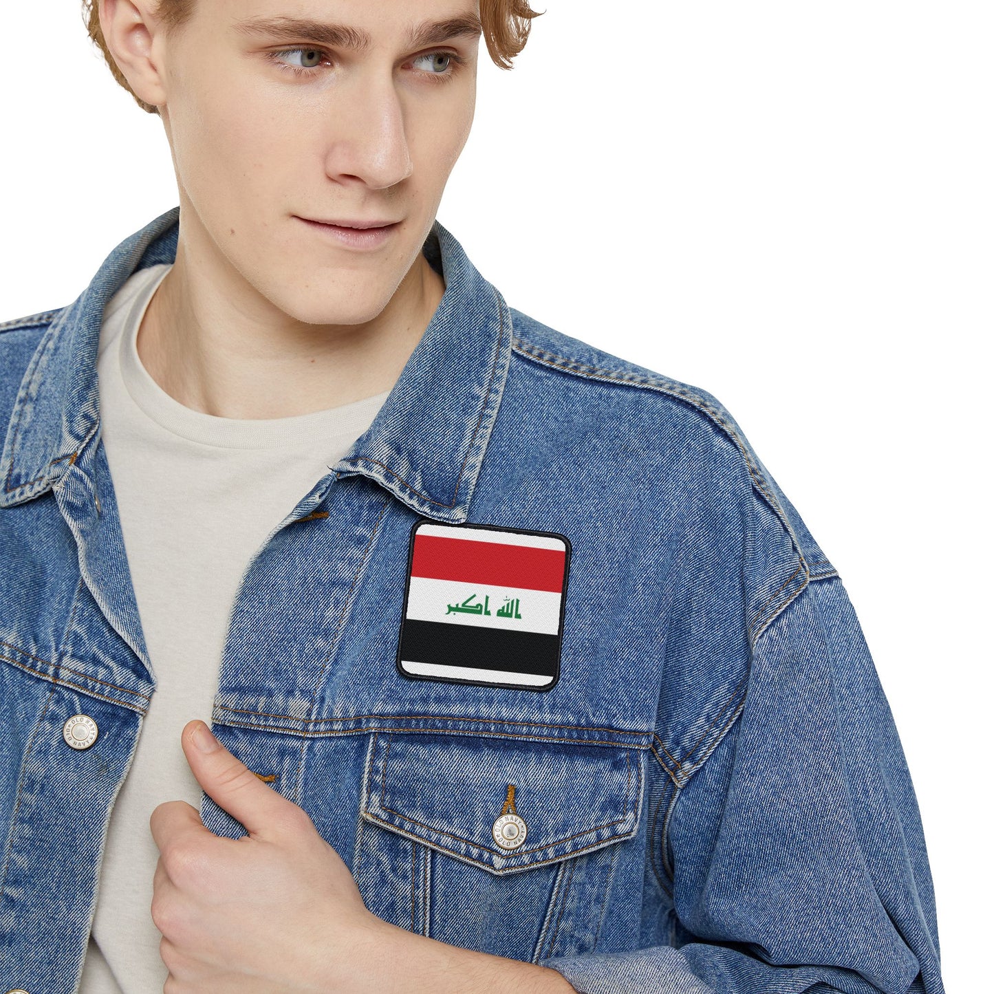 Flag Village Iraq Flag Embroidery Iron-On Patches