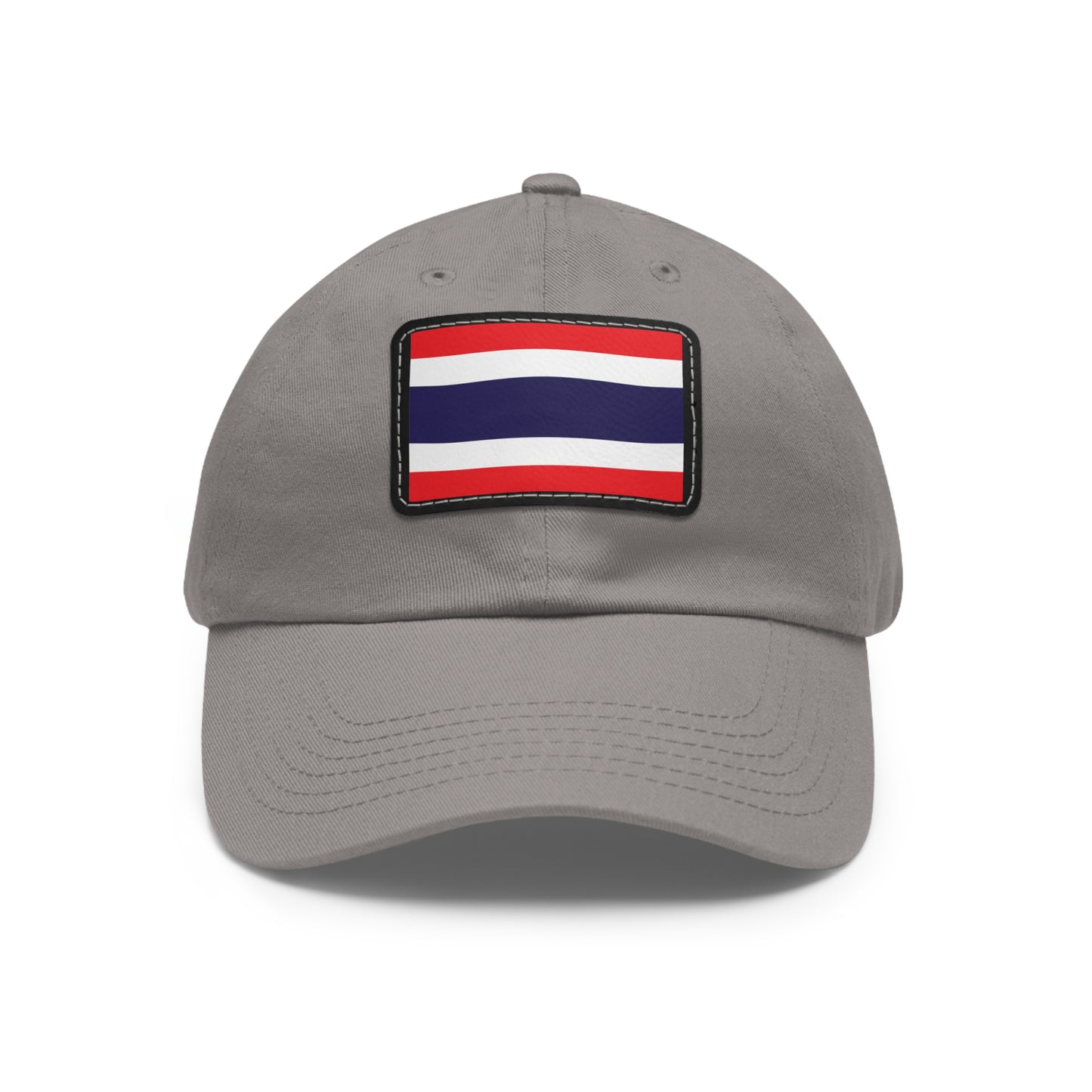 Flag Village Thailand Flag Hat Cap with Leather Patch