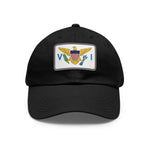 Flag Village USA U.S. Virgin Islands State Flag Hat Cap with Leather Patch