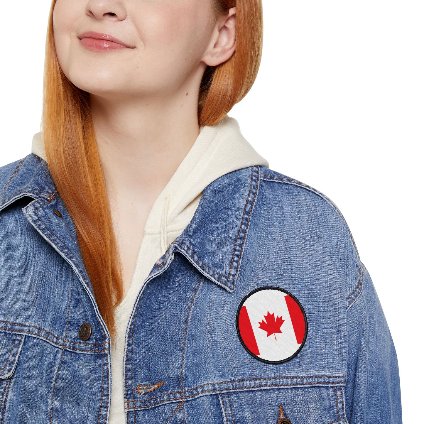 Flag Village Canada Flag Embroidery Iron-On Patches