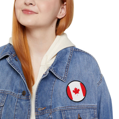 Flag Village Canada Flag Embroidery Iron-On Patches