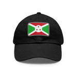 Flag Village Burundi Flag Hat Cap with Leather Patch
