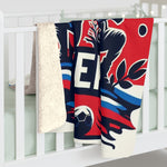 Flag Village Czech Sporting Flag Fleece Blanket 50" x 60"