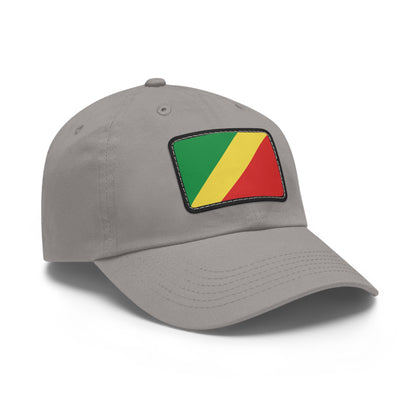 Flag Village Congo Flag Hat Cap with Leather Patch