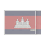 Flag Village Cambodia Flag 18" x 12" / 36" x 24" / 60" x 36"