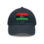 Flag Village Libya Flag Hat Cap with Leather Patch
