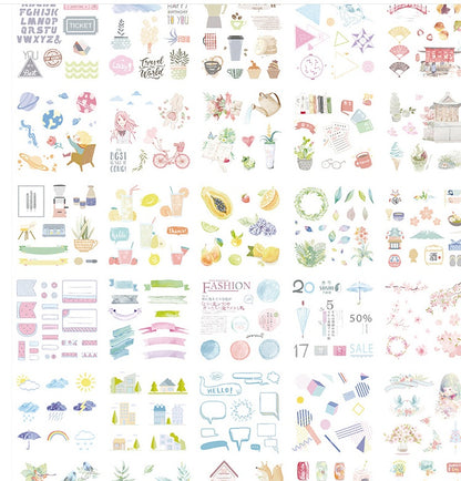 Flag Village Gift box set sticker