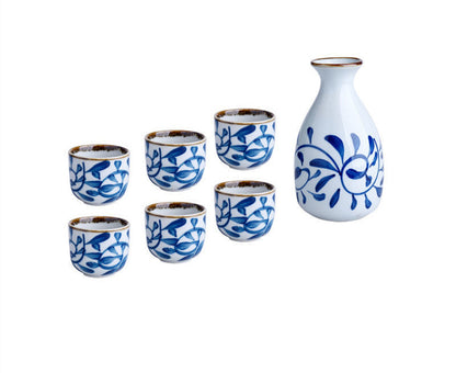 Flag Village Pure Color Wine Gift Box Set Ceramic Gift