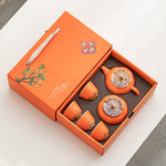 Flag Village Gift Box With Hand Gift Set Ceramic Tea Set Suit