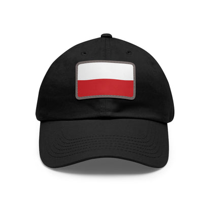 Flag Village Poland Flag Hat Cap with Leather Patch