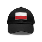 Flag Village Poland Flag Hat Cap with Leather Patch