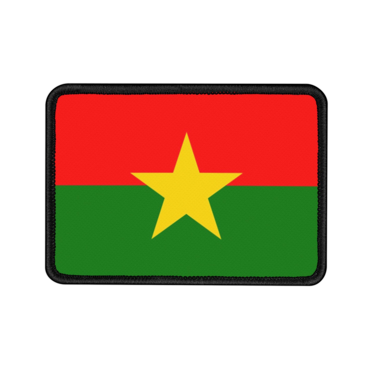 Flag Village Burkina Faso Flag Embroidery Iron-On Patches