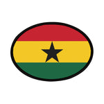 Flag Village Ghana Flag Embroidery Iron-On Patches