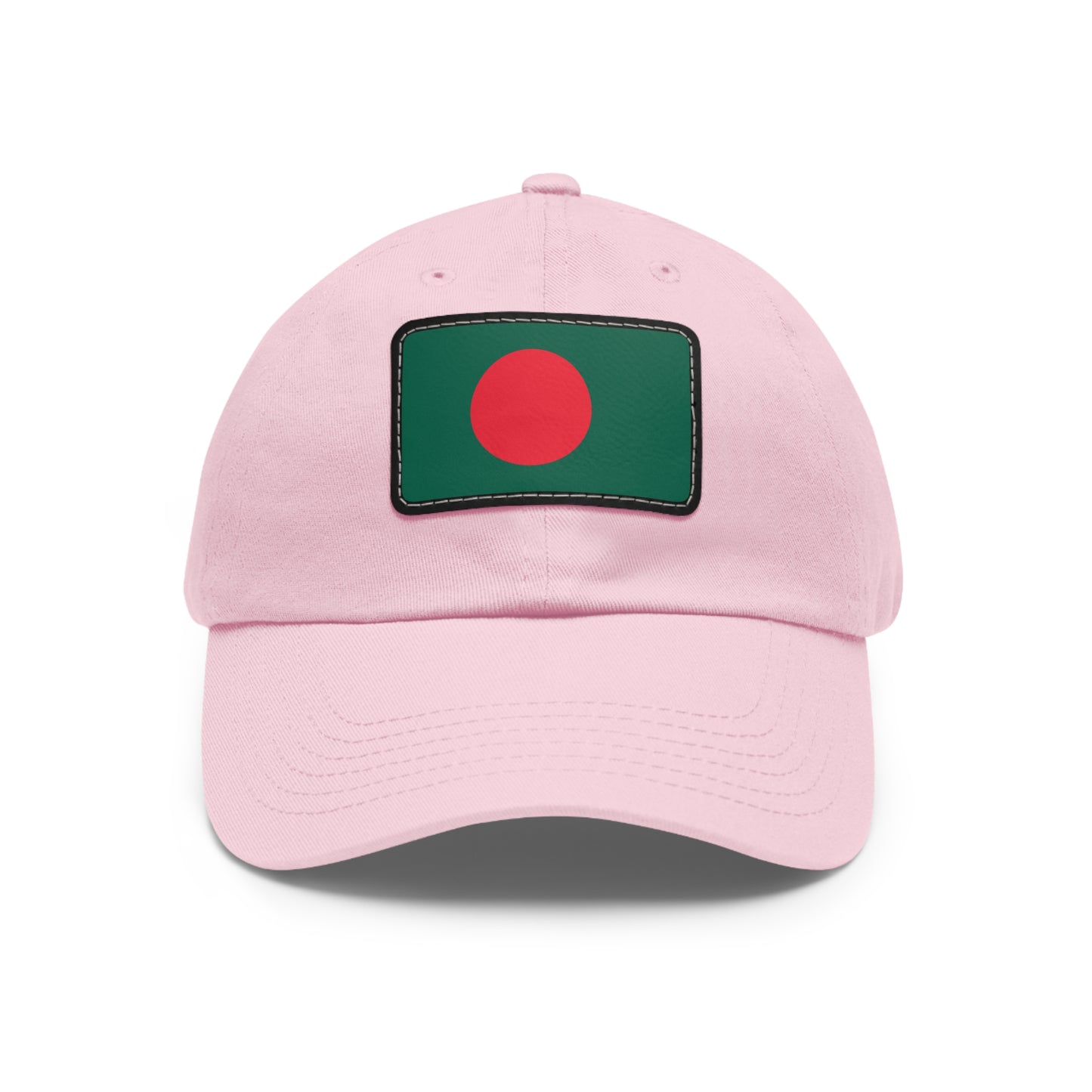 Flag Village Bangladesh Flag Hat Cap with Leather Patch