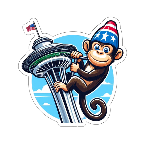 Flag Village USA Washington State Flag Sticker 2", 3", 4", 6" WA01