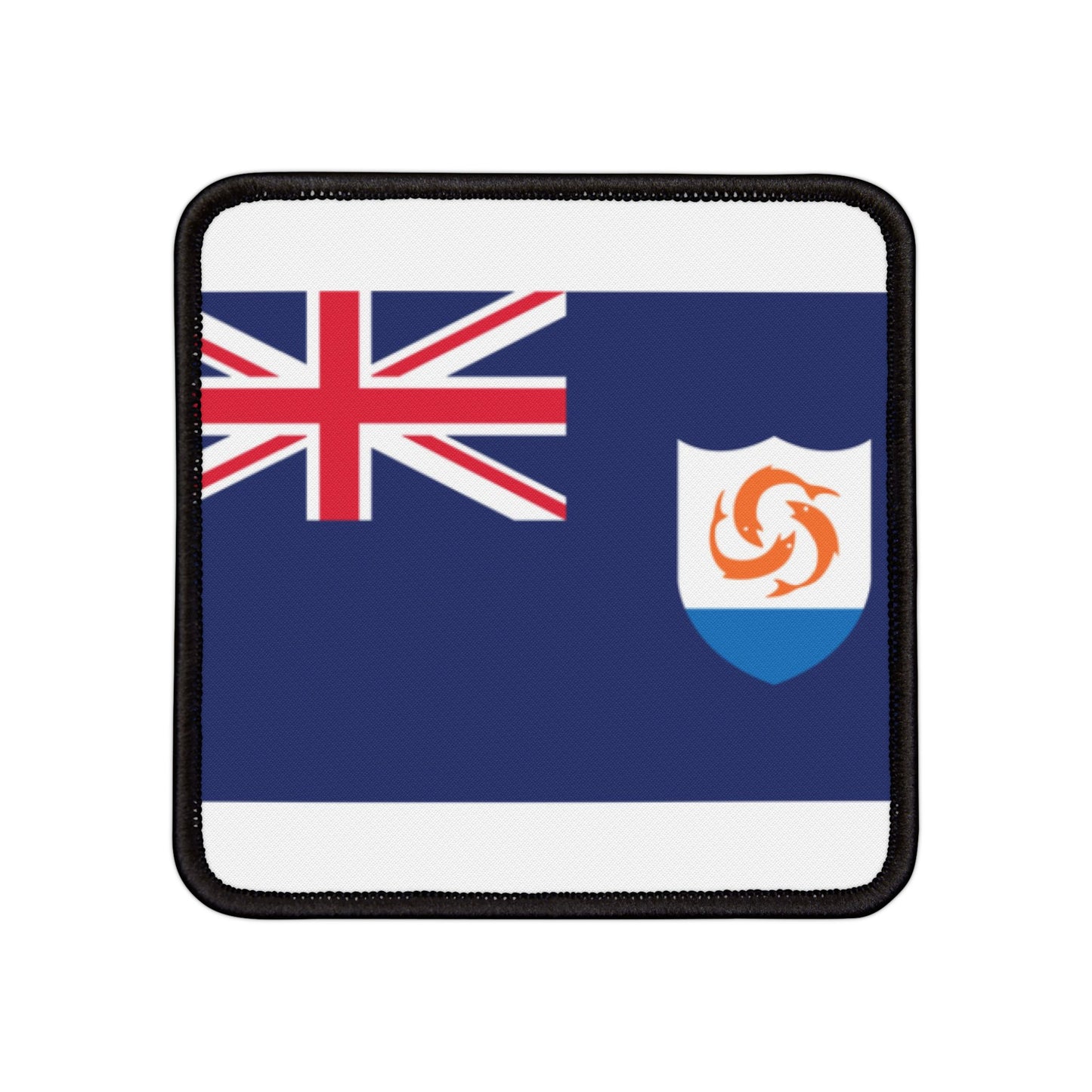 Flag Village Anguilla Flag Embroidery Iron-On Patches