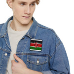 Flag Village Kenya Flag Embroidery Iron-On Patches