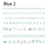 Flag Village Gift box tape set Luyu series DIY daily material stickers