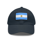 Flag Village Argentina Flag Hat Cap with Leather Patch