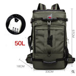 Flag Village New double shoulder bag Oxford cloth bags male outdoor backpack large capacity baggage bag multifunction hiking bag