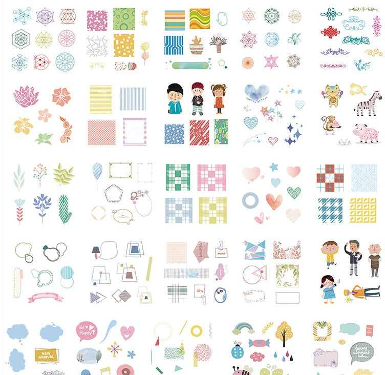 Flag Village Gift box set sticker