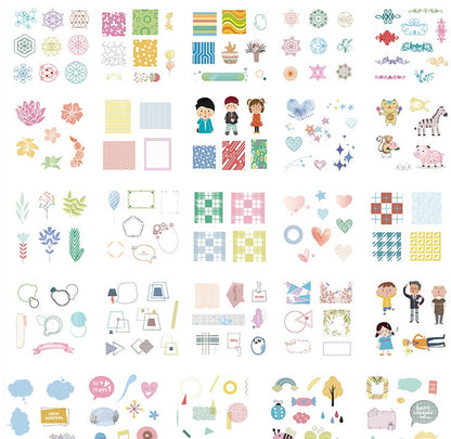 Flag Village Gift box set sticker