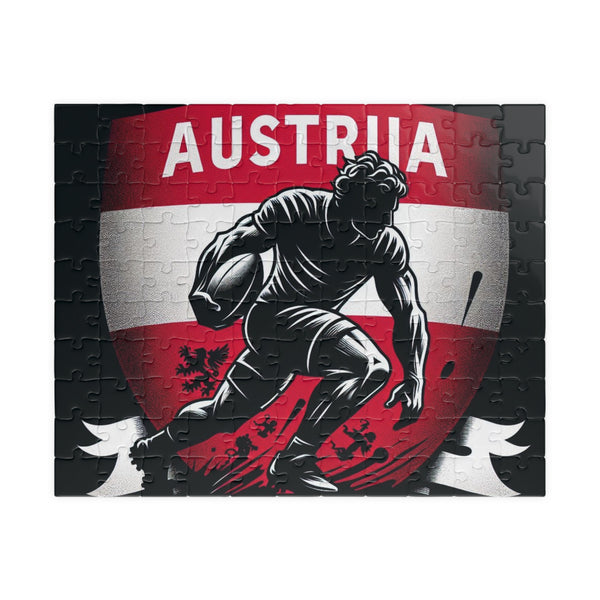 Flag Village Austria Sporting Flag Puzzle (110, 252, 520, 1014-piece) AUT0001