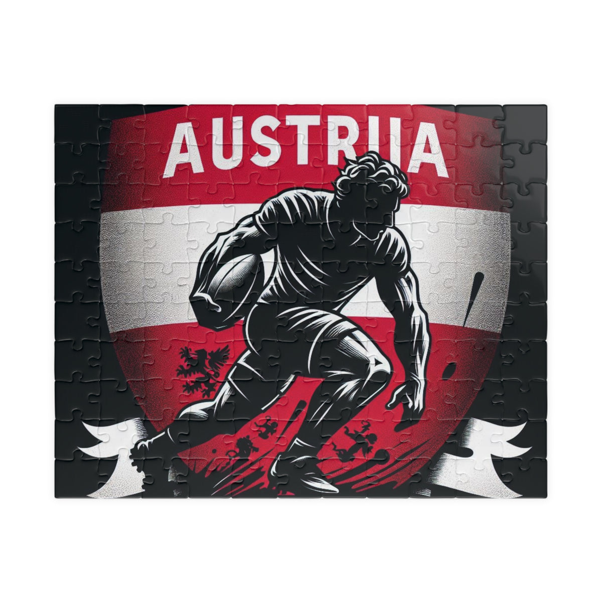 Flag Village Austria Sporting Flag Puzzle