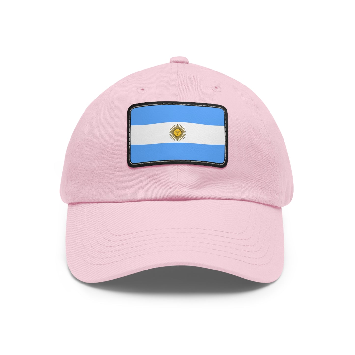 Flag Village Argentina Flag Hat Cap with Leather Patch