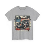Flag Village USA Vintage Car Flag T-SHIRT Heavy Cotton Tee USA0016