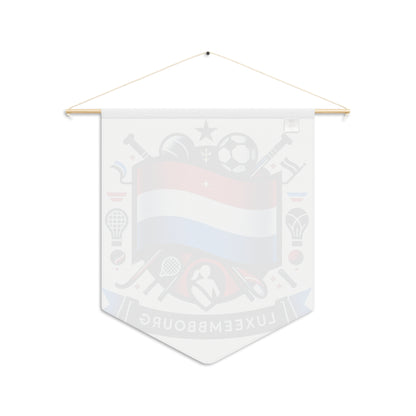 Flag Village Luxembourg Flag Pennant Sporting Home Wall decoration LUX0002