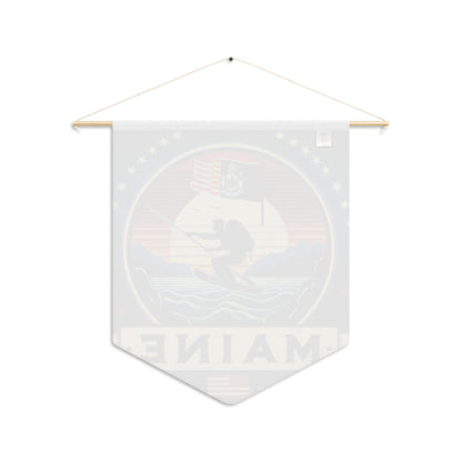 Flag Village Maine State Flag Pennant Sporting Home Wall decoration ME0002