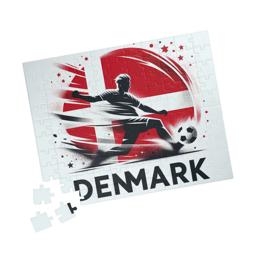 Flag Village Denmark Sporting Flag Puzzle (110, 252, 520, 1014-piece) DNK0007