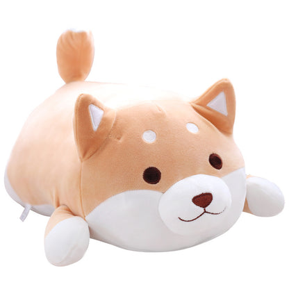 Flag Village 36cm 55cm Cute Fat Shiba Inu Dog Plush Toy Stuffed Soft Kawaii Animal Cartoon Pillow Lovely Gift For Kids Baby Children Gifts