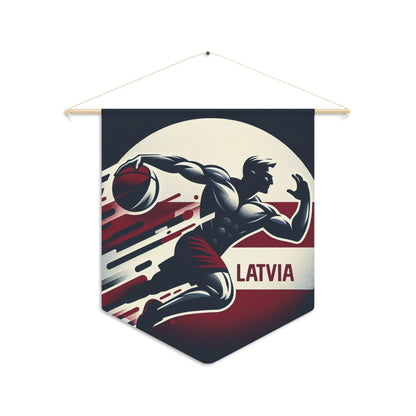 Flag Village Latvia Flag Pennant Sporting Home Wall decoration LVA0002
