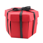 Flag Village New Hexagonal Surprise Explosion Box Gift Packaging