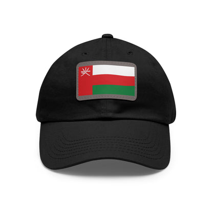 Flag Village Oman Flag Hat Cap with Leather Patch