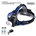 Flag Village USB Charging Built-in Smart Sensor Head-mounted Outdoor Fishing Headlight