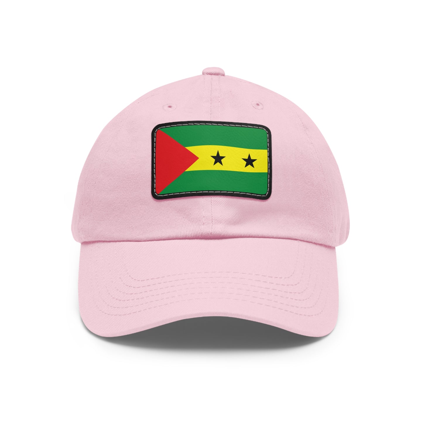 Flag Village Sao Tome And Principe Flag Hat Cap with Leather Patch
